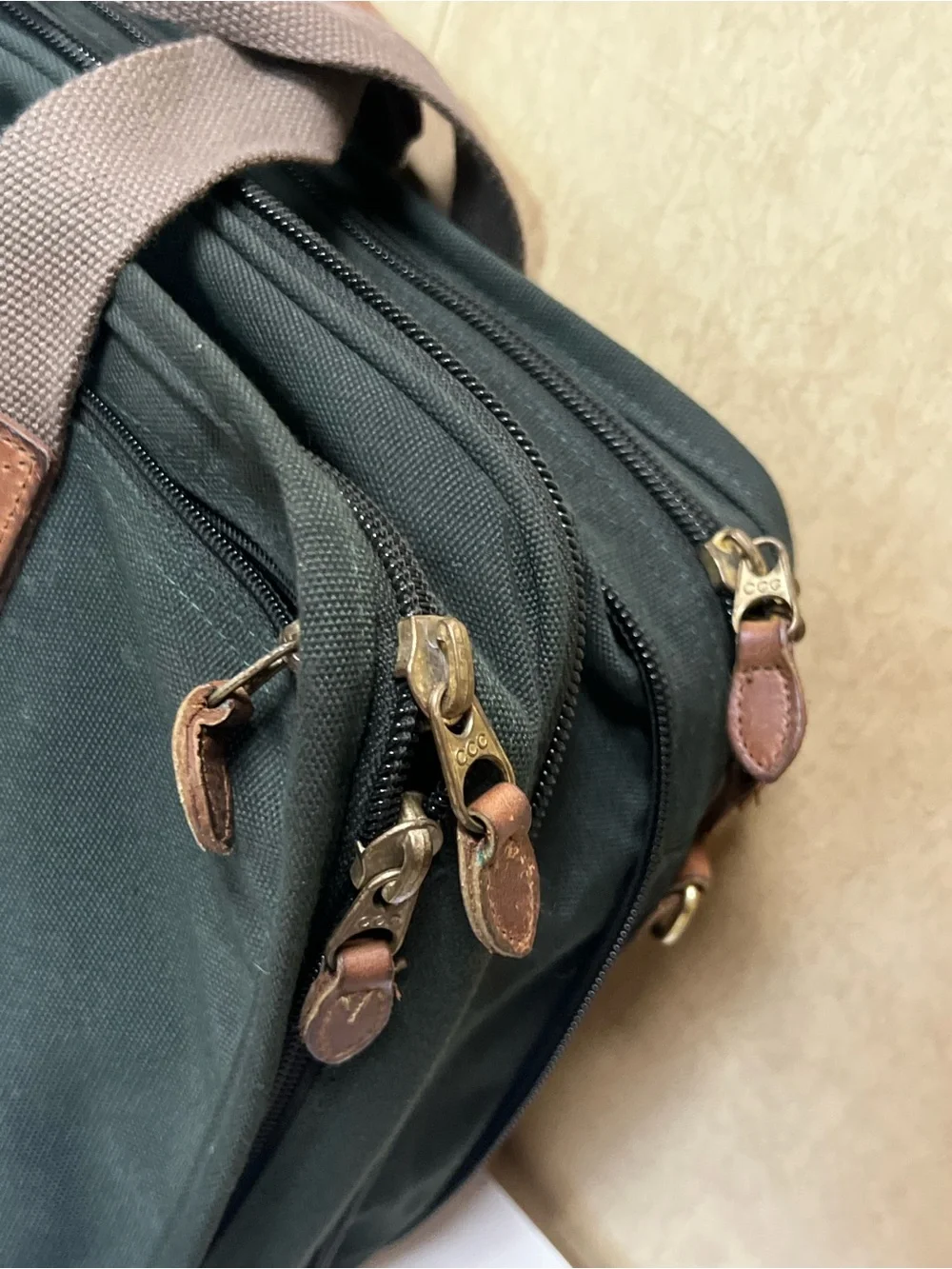 Vintage Laptop Briefcase Messenger Bag